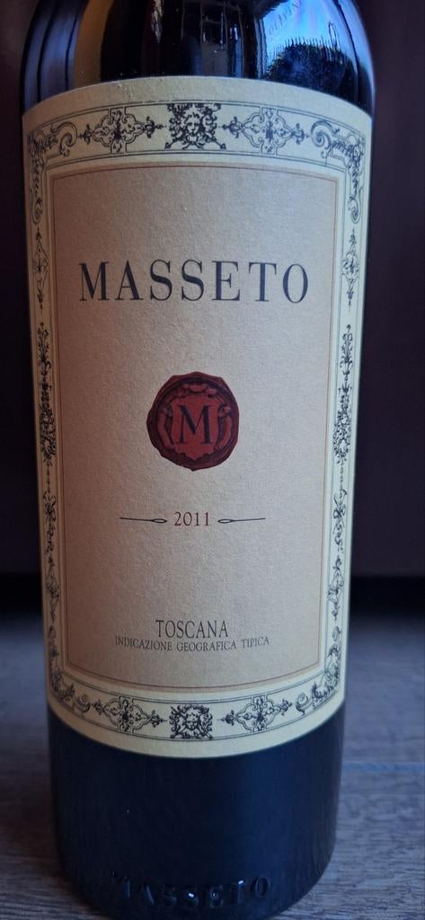 Masseto 2011 Italiaanse wijn, Ophalen of Verzenden