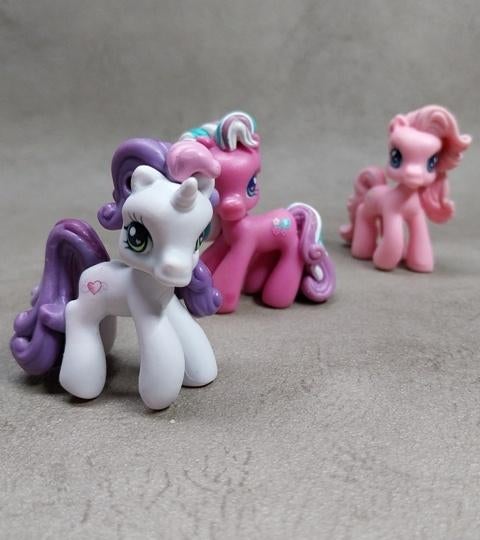 Mon Petit Poney - Lot de 3 poneys de Ponyville (G3), Enlèvement ou Envoi, Utilisé