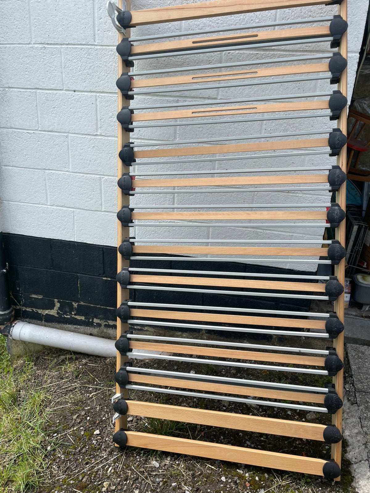 2 sommiers et 2 matelas latiflex, Enlèvement, Utilisé, Matelas