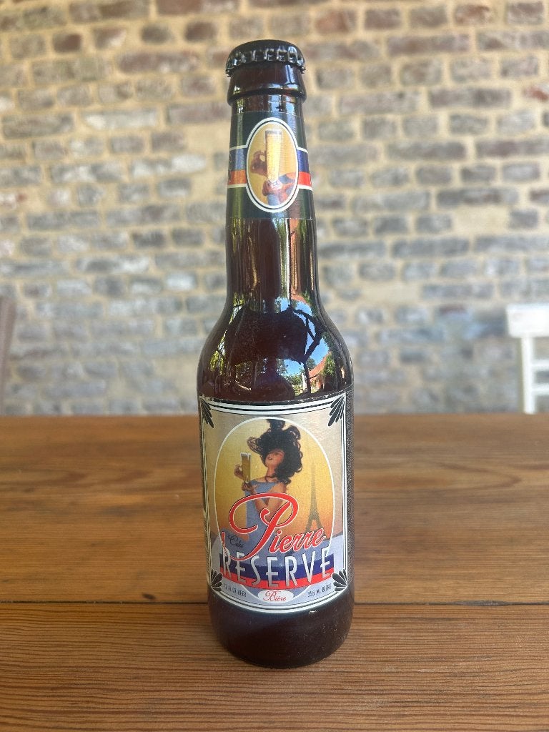 bier pierre reserve vervaldatum 2001 RUILEN !, Verzamelen, Ophalen of Verzenden