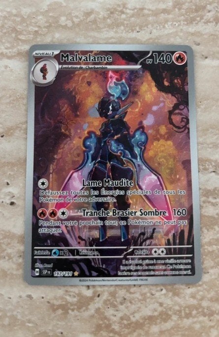Mavalame 197/191 FR (carte Pokémon), Enlèvement ou Envoi, Comme neuf, Cartes en vrac