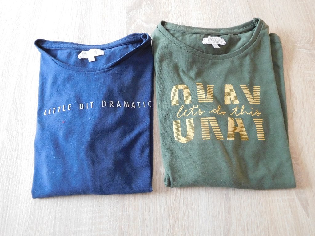 Lot de 2 t-shirt longues manches Frizzle (BEl&Bo) taille 158, Kinderen en Baby's, Ophalen, Meisje, Bel & bo, Zo goed als nieuw
