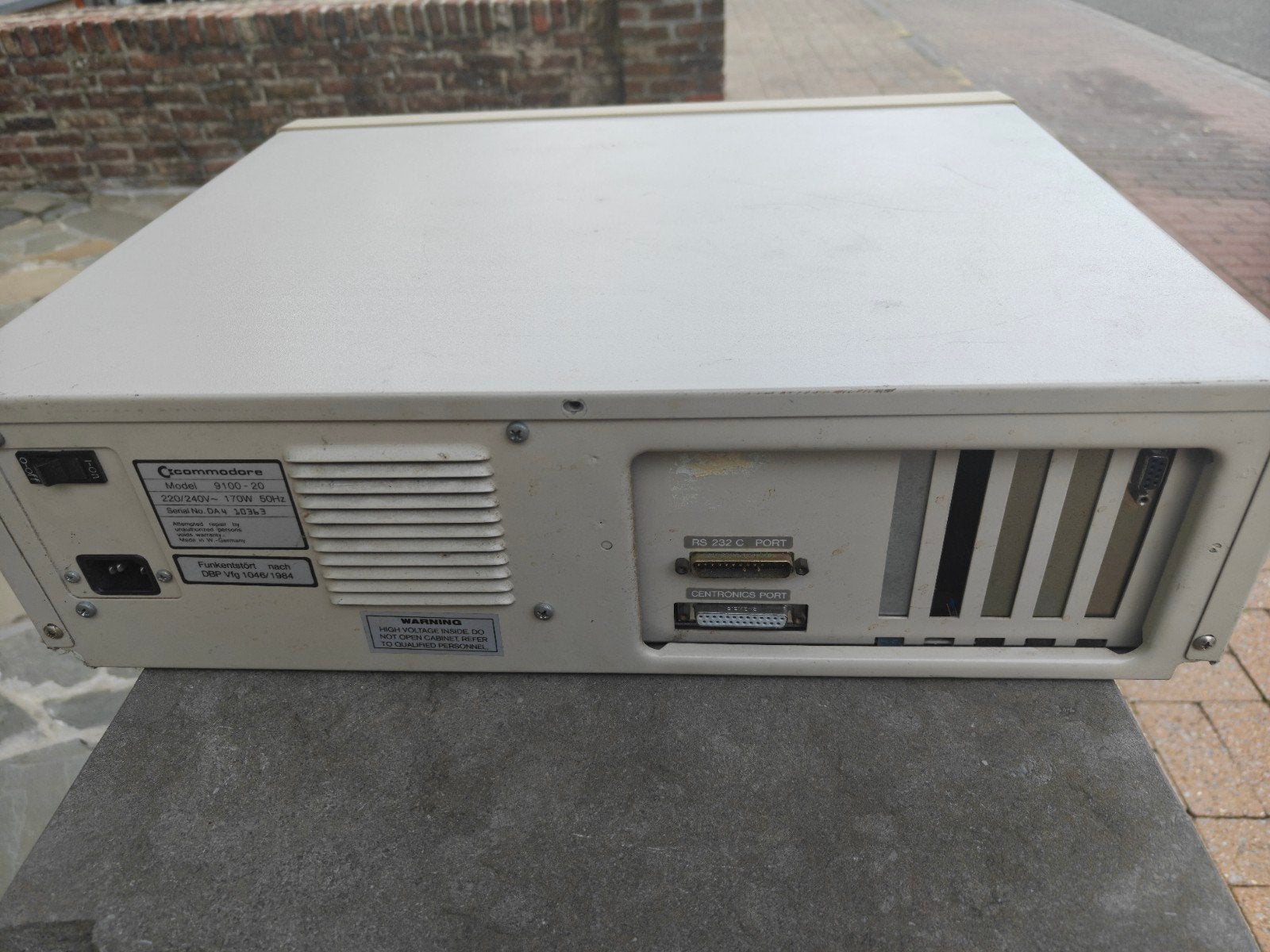 historische Commodore PC-20+II / 9100-20, Informatique & Logiciels, Ordinateurs de bureau, Enlèvement