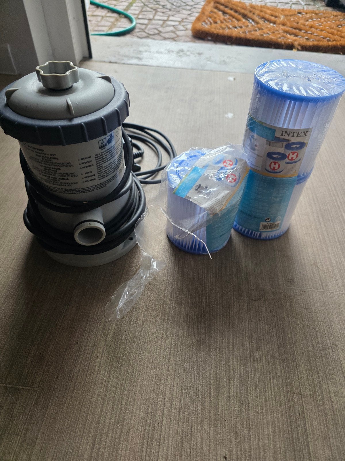 Zwembadpomp Intex Krystal Clear 602G, Ophalen of Verzenden, Gebruikt, Zwembadpomp