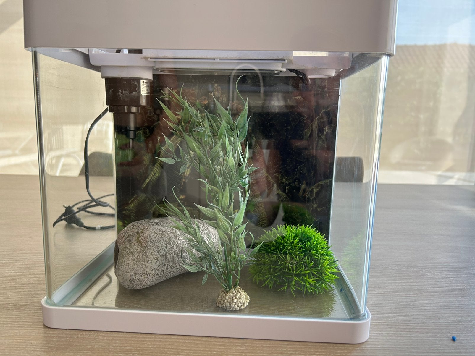 Aquarium 20l (32 op 31 op 20), Ophalen, Inclusief deksel, Zo goed als nieuw, Leeg aquarium