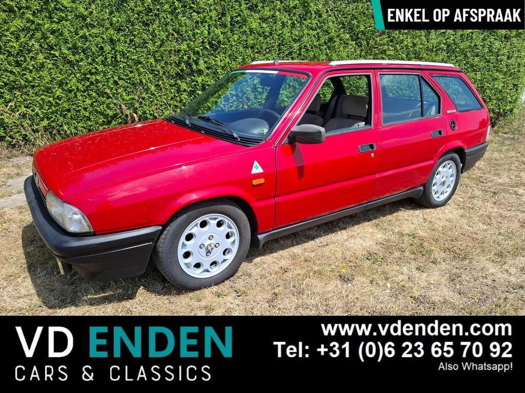 Alfa Romeo 33 Wagon 1.3 SportWagon, Autos, Oldtimers & Ancêtres, Rouge, Achat, Entreprise, Barres de toit