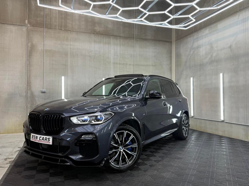 BMW X5 40i/MPACK/PANO/LASER/360/MEMORY/HEADUP/CARPLAY/GARANT, Auto's, BMW, Automaat, Blauw, Leder, 5 zetels