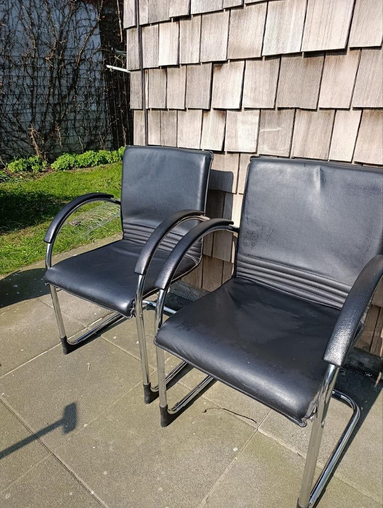 Buisstoel - vintage, Huis en Inrichting, Stoelen, Twee, Ophalen