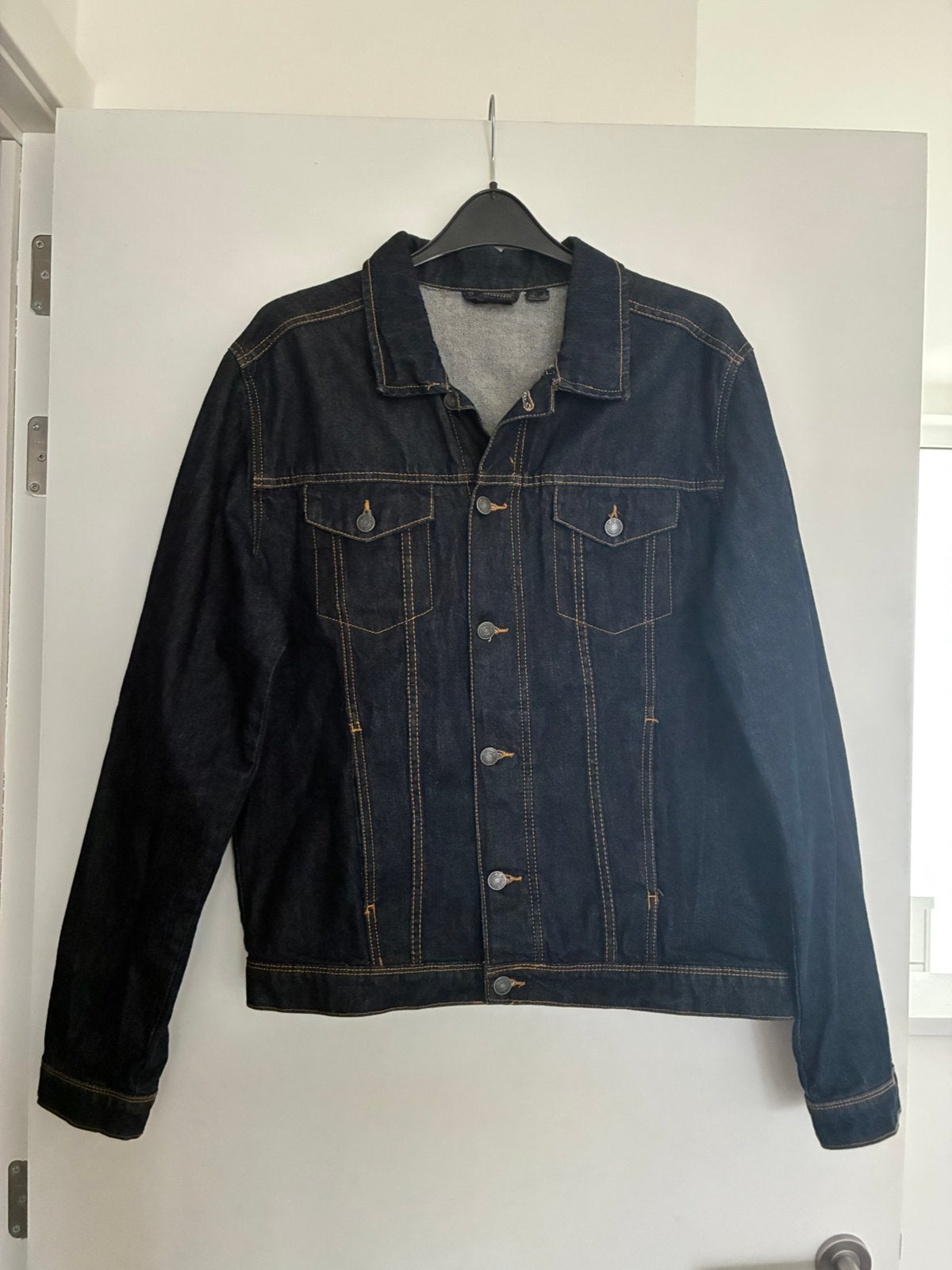 Jeansjas maat L zo goed als nieuw, Kleding | Heren, Jassen | Zomer, Ophalen of Verzenden, Zo goed als nieuw, Maat 52/54 (L)