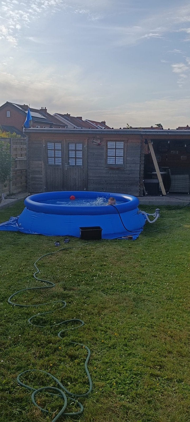 Zwembad intex, Ophalen