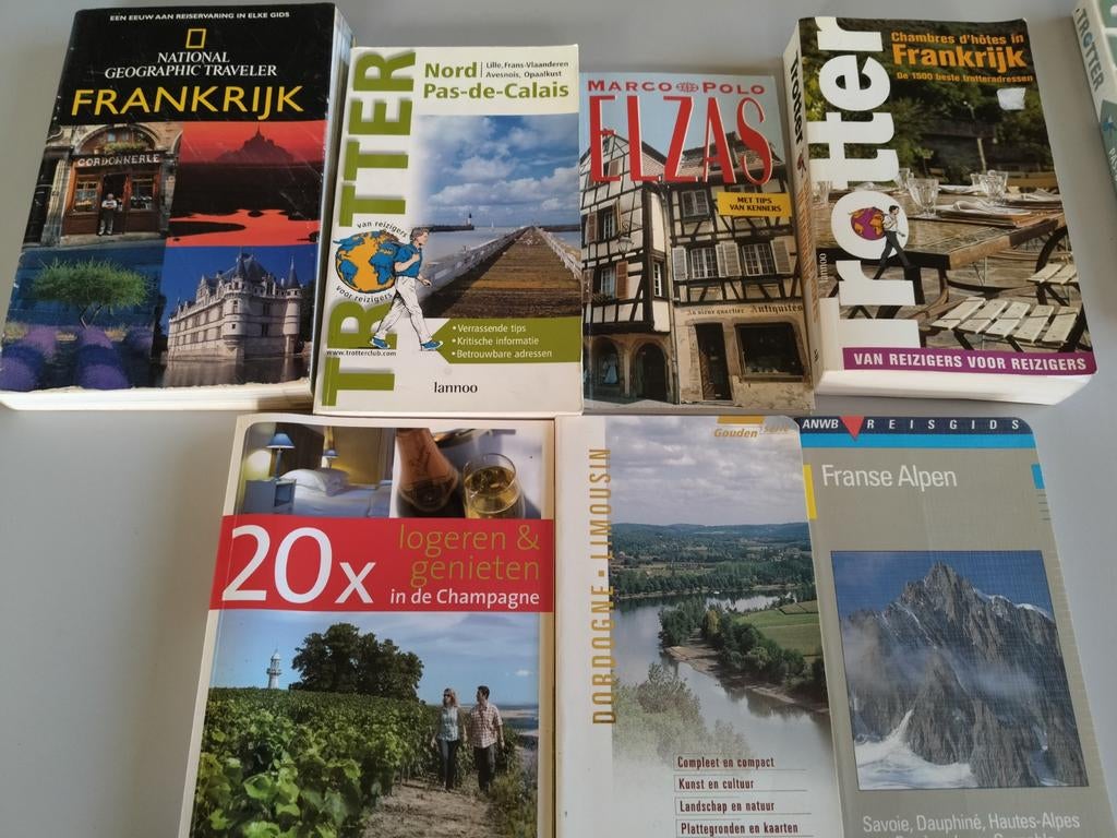 Reisgidsen Frankrijk, Boeken, Ophalen of Verzenden