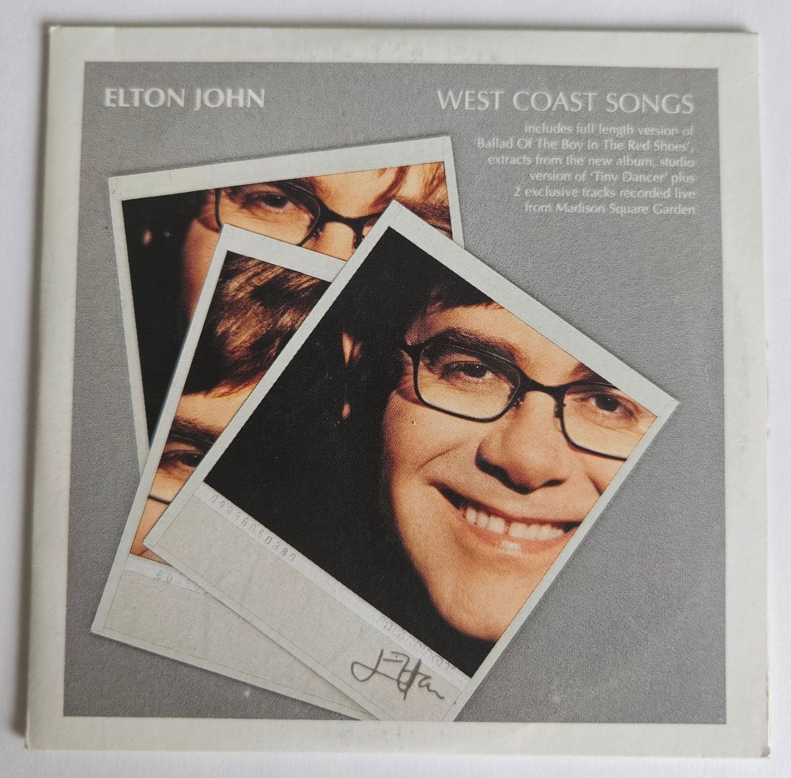 Elton John 2001 West Coast Songs
Elton John 2001 West Coast, Ophalen of Verzenden, Single