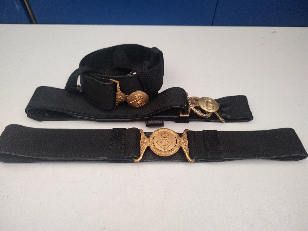 Lot Belgische gala riemen, Verzamelen, Militaria | Algemeen, Verzenden