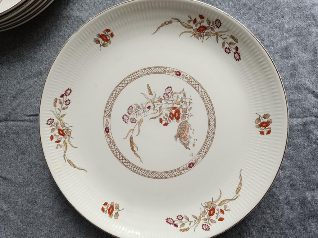 Borden 10 st Royal Doulton Russet Glen, Antiek en Kunst, Ophalen