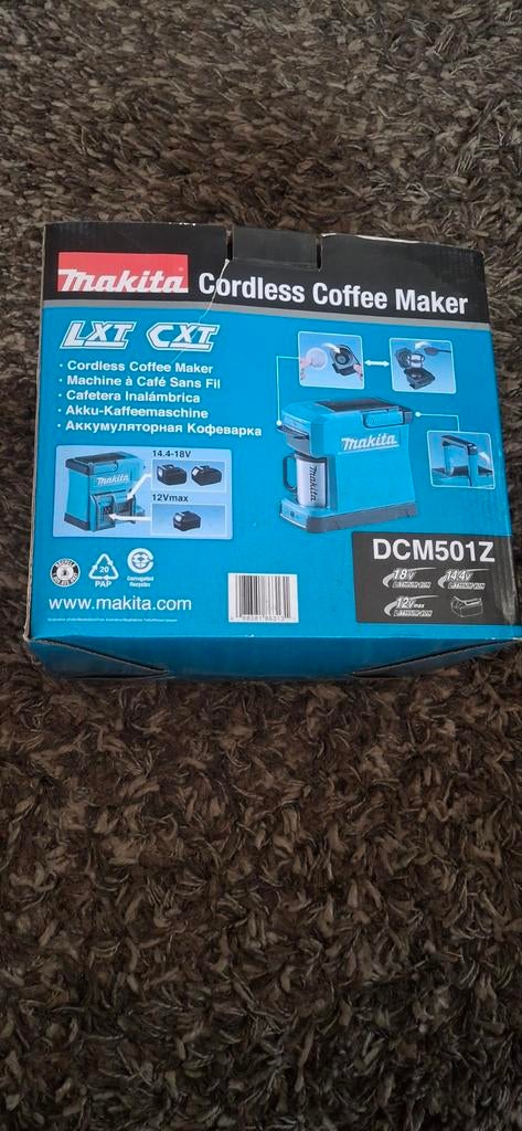 Makita koffiemachine nieuw, Ophalen of Verzenden