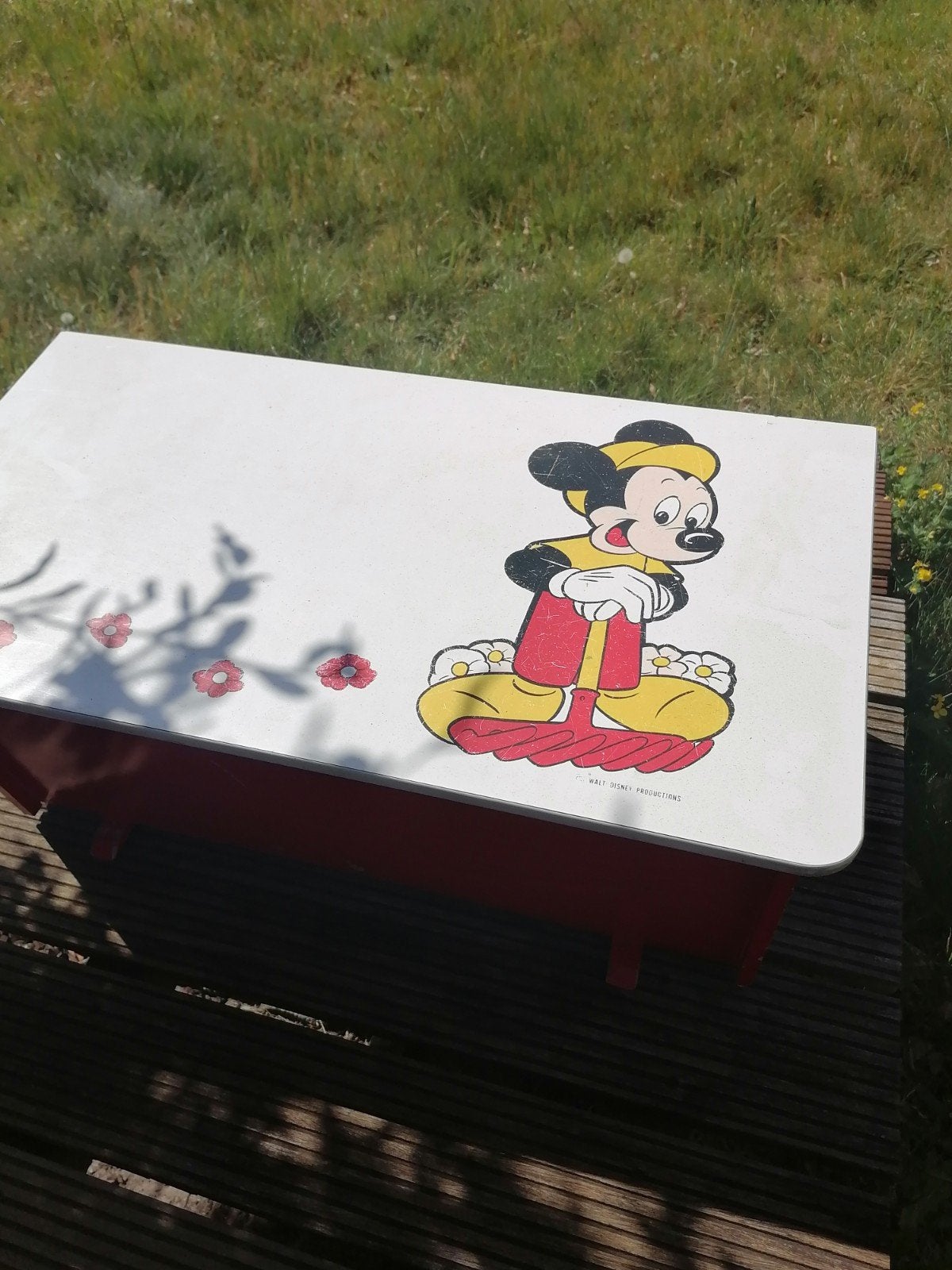 Vintage speelgoedkoffer, Ophalen