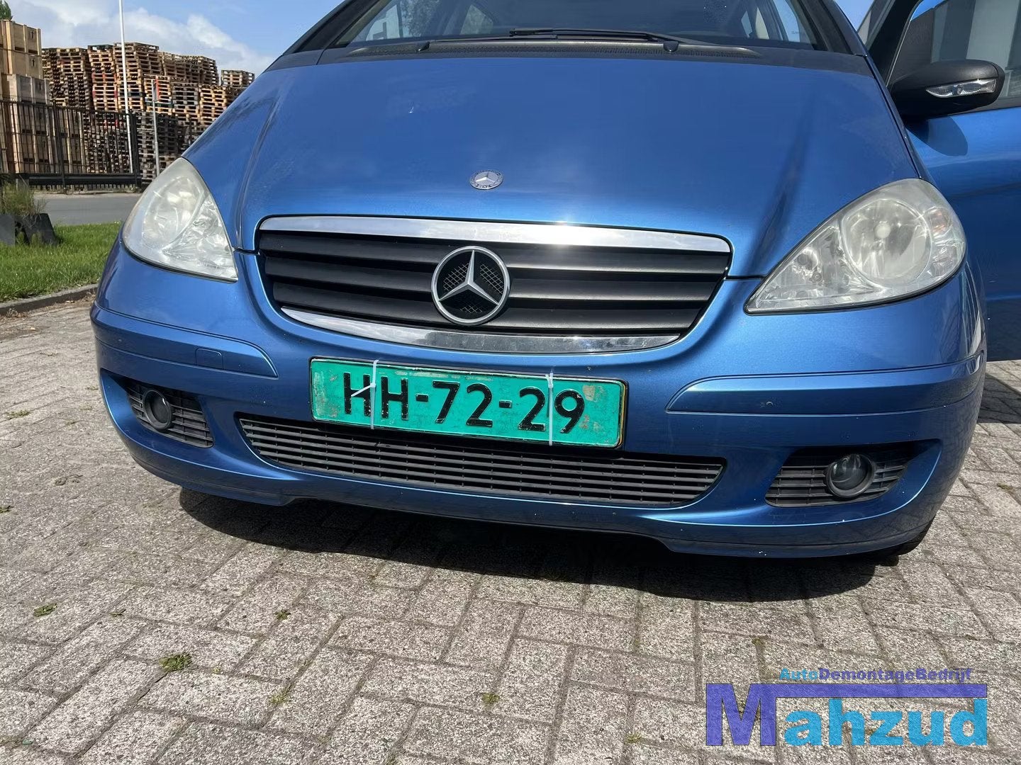 MERCEDES A KLASSE W169 blauw 955 voorbumper 2004-2012, Auto-onderdelen, Gebruikt, Mercedes-Benz AG, Voor, Mercedes-Benz