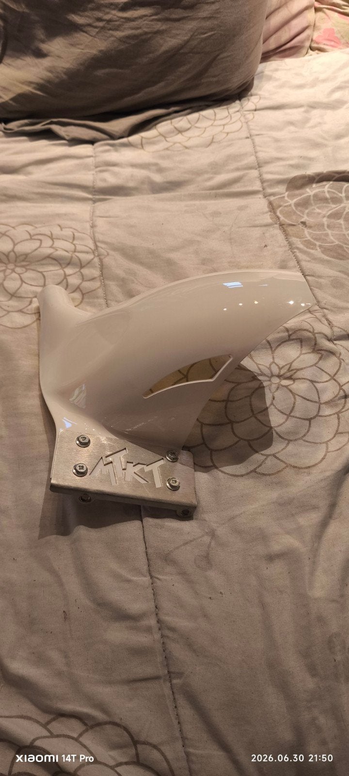 Garde boue arrière mtkt blanc, Fietsen en Brommers, Scooters | Yamaha, Ophalen