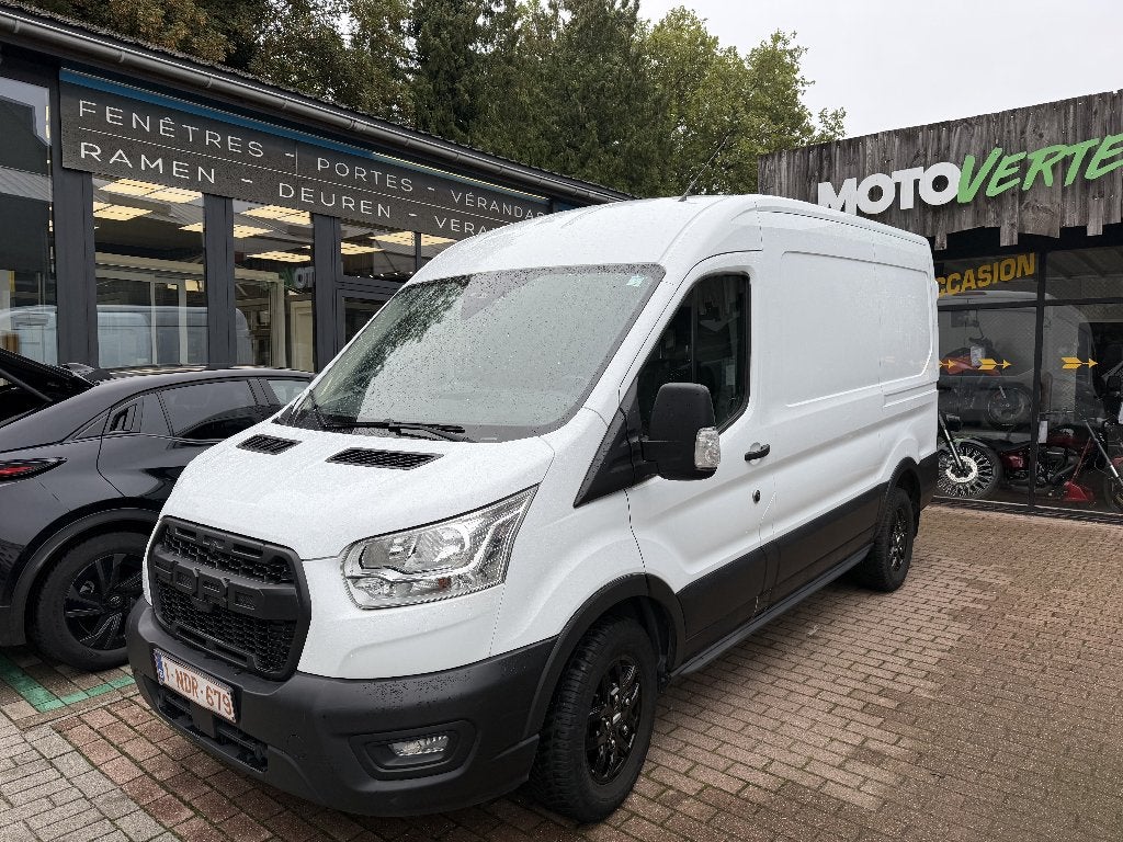 Ford Transit 2T H2 L2, Auto's, Voorwielaandrijving, Euro 6, 4 cilinders, Wit