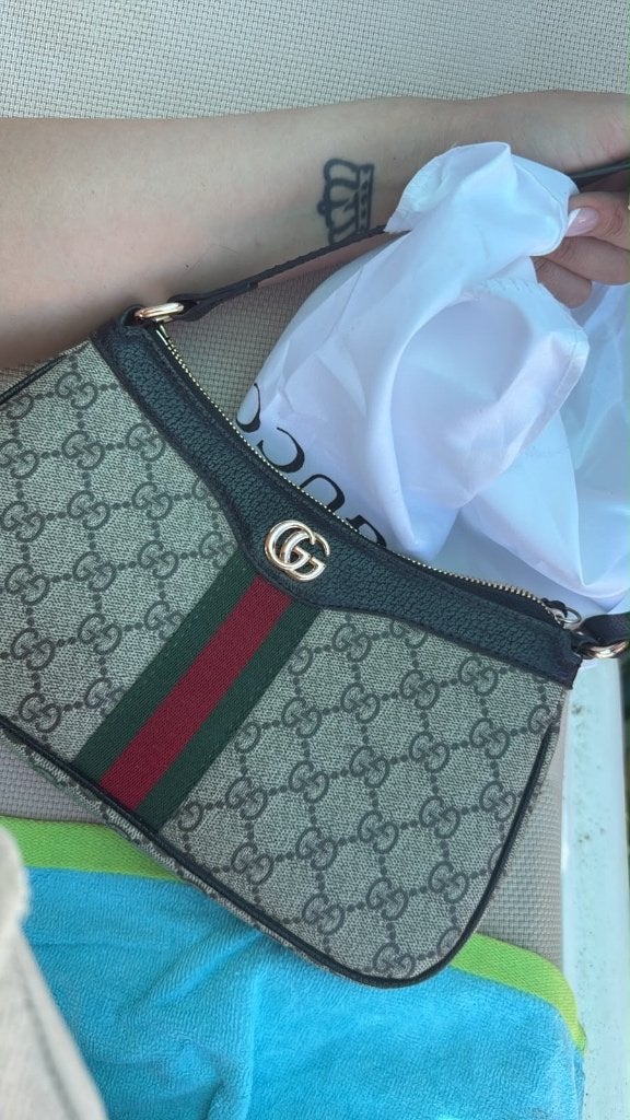 Tasje Gucci, Handtassen en Accessoires, Ophalen, Nieuw, Beige, Schoudertasje