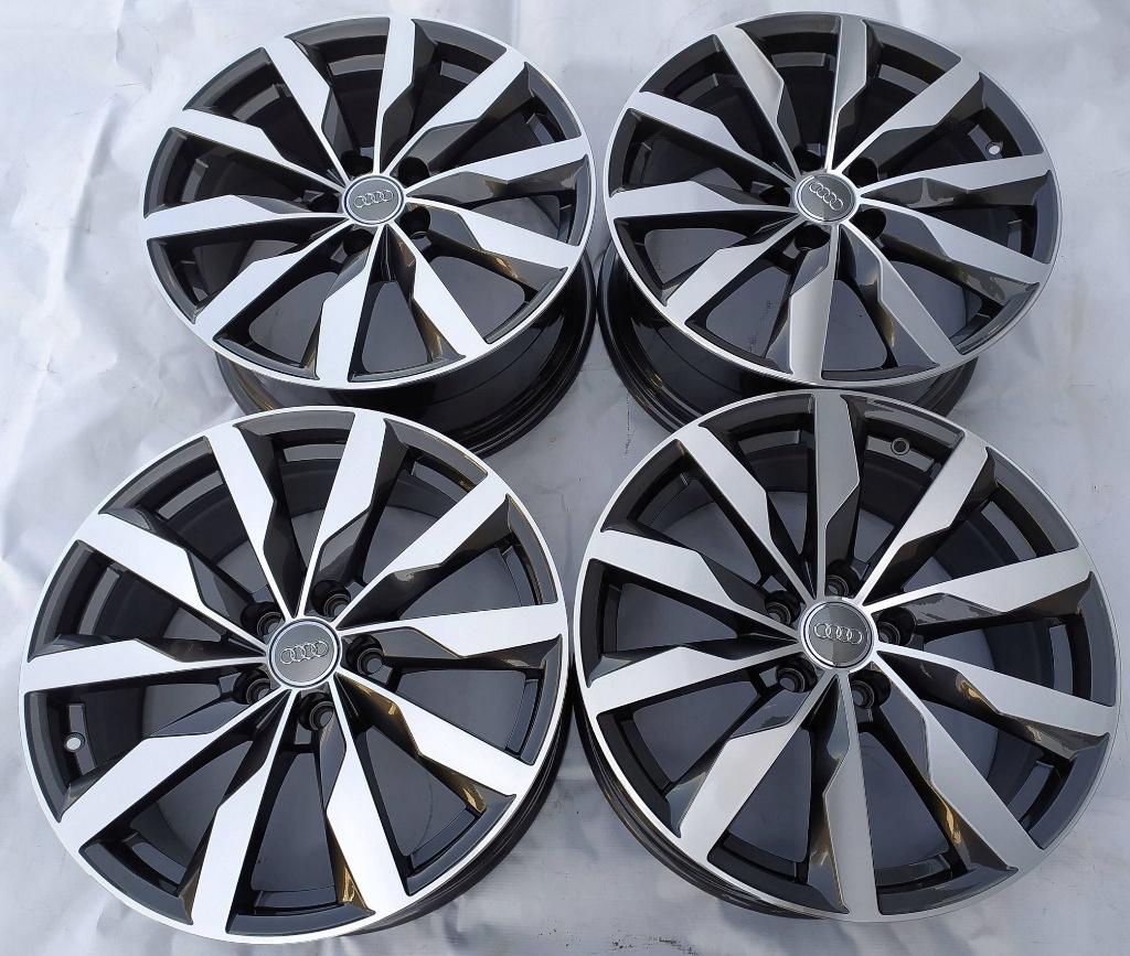 Originele Audi S-line 18" tweekleurige velgen *Nieuw*, Auto-onderdelen, Banden en Velgen, Velg(en), All Season, 18 inch, Personenwagen