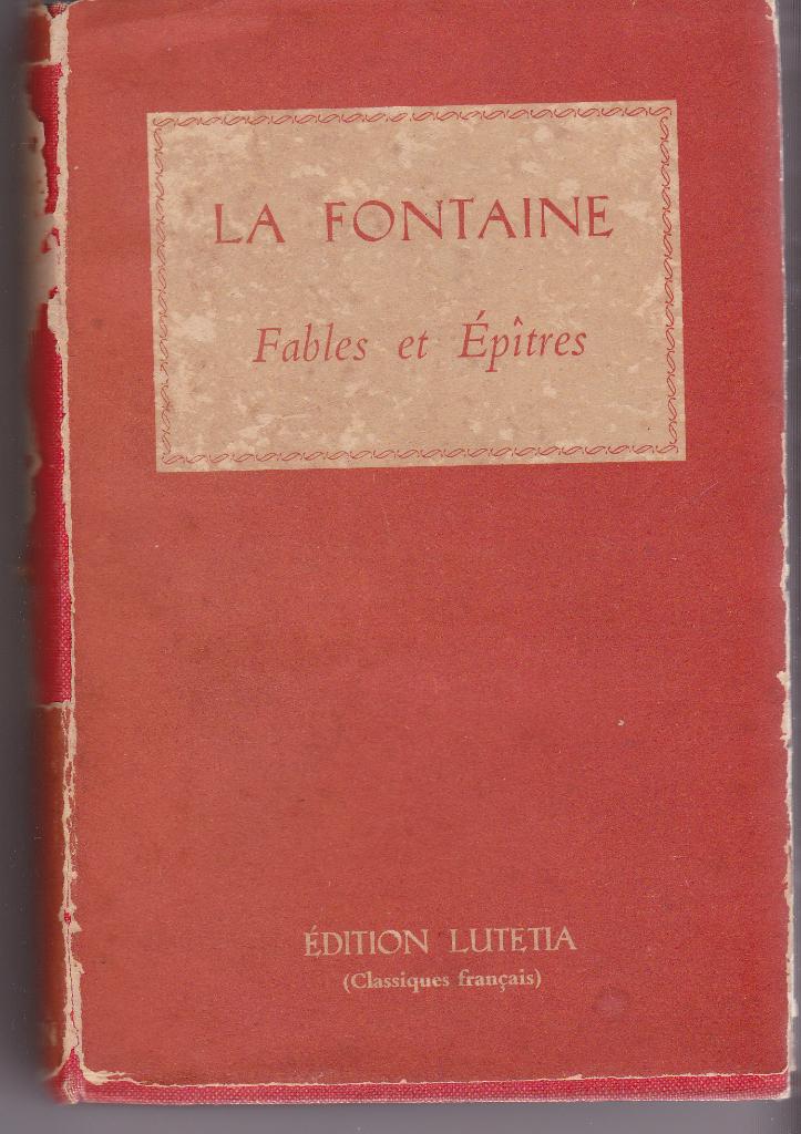 La Fontaine – Fables et Epitres, Ophalen of Verzenden, La Fontaine