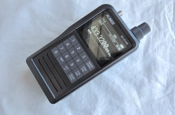 Alinco DJ-X100 scanner large bande modifié, Télécoms, Enlèvement ou Envoi, Comme neuf, Récepteur