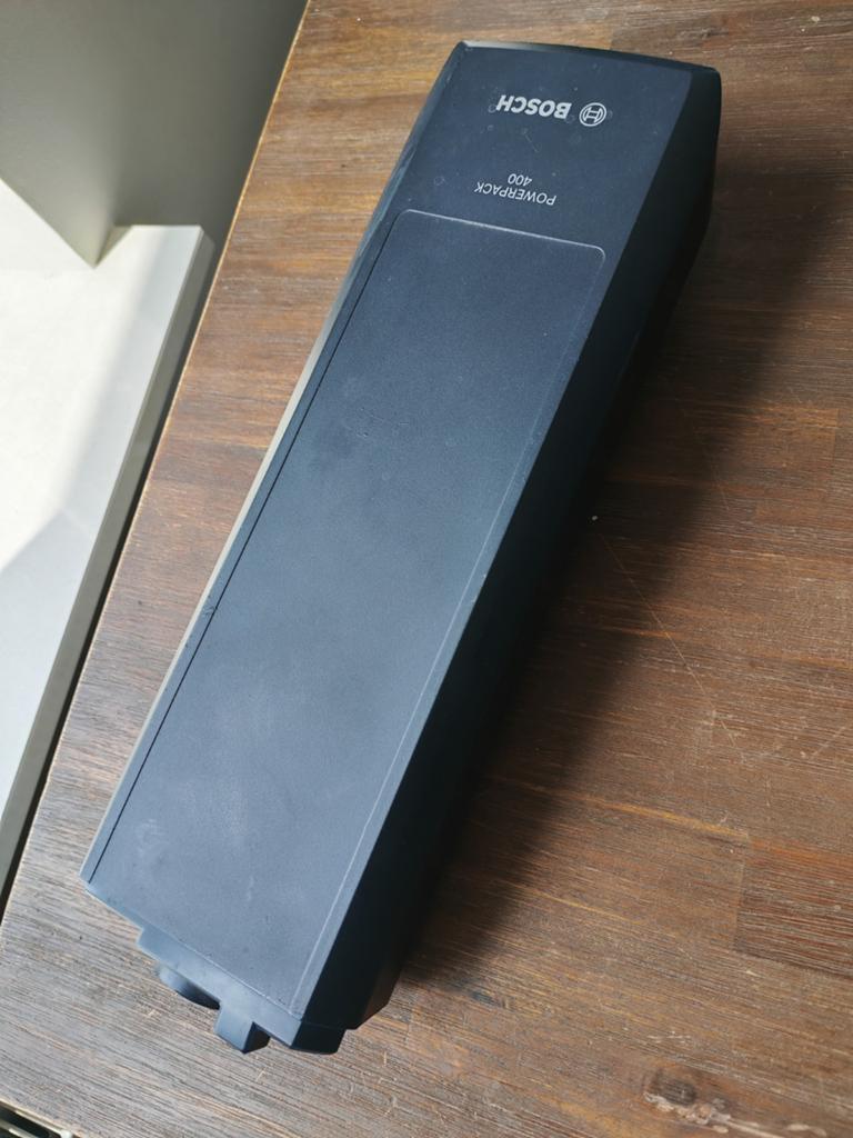 Bosch PowerPack 400Wh Bagagedrager Accu – Goede Staat, Ophalen, Zo goed als nieuw