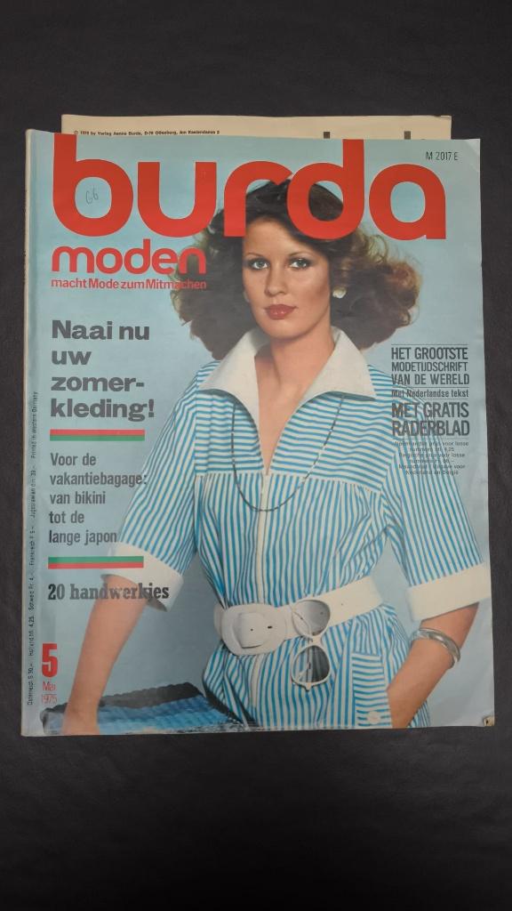 Burda mei 1975, Ophalen, Gedragen