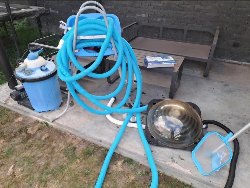 Zwembad toebehoren - zand/glasfilter 10m3/u, ..., Tuin en Terras, Zwembad-toebehoren, Ophalen, Gebruikt, Filter