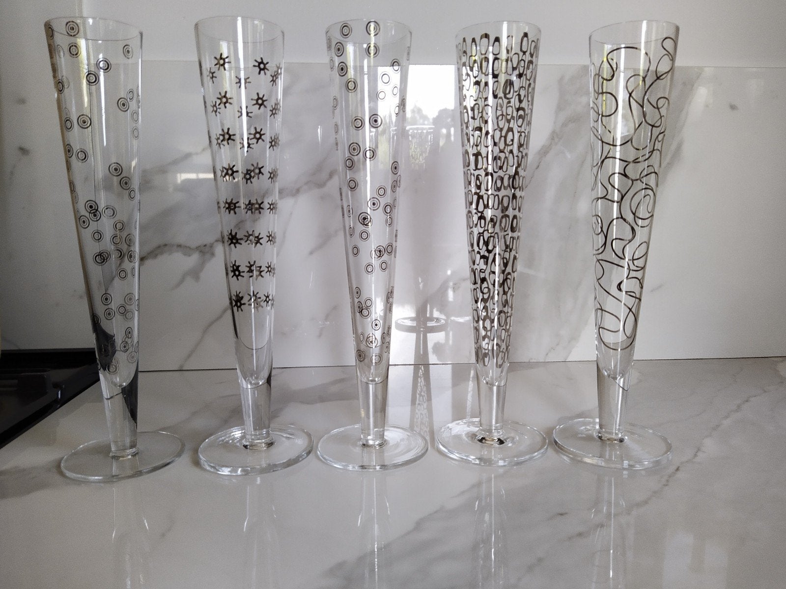 Champagneglazen, Huis en Inrichting, Keuken | Servies, Ophalen, Glas of Glazen, Overige merken, Nieuw