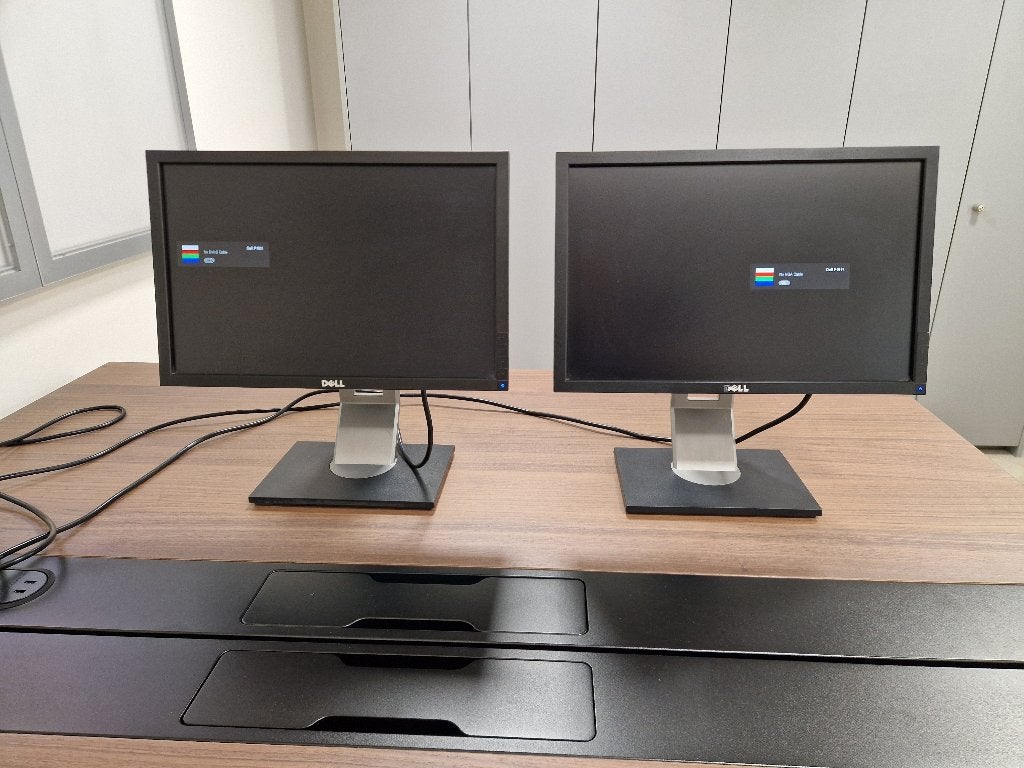 Lot 2 moniteurs Écrans PC 19" Dell P1911Hb avec hub 2 x USB, Informatique & Logiciels, Moniteurs, Utilisé, 60 Hz ou moins, DVI