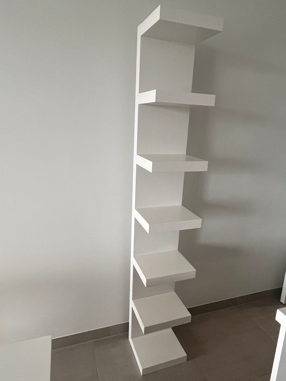 Moderne Witte Wandplank / Kolomkast (IKEA Lack), Enlèvement, Comme neuf