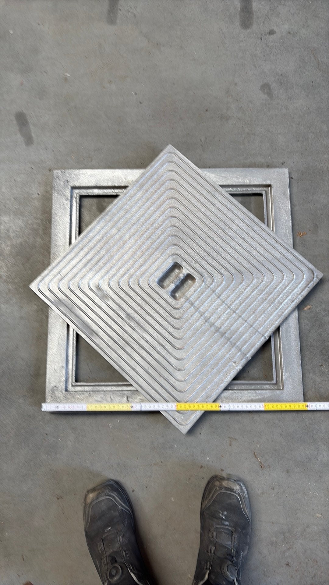 Putdeksels 60x60 2 stuks, Doe-het-zelf en Bouw, Ophalen, Nieuw