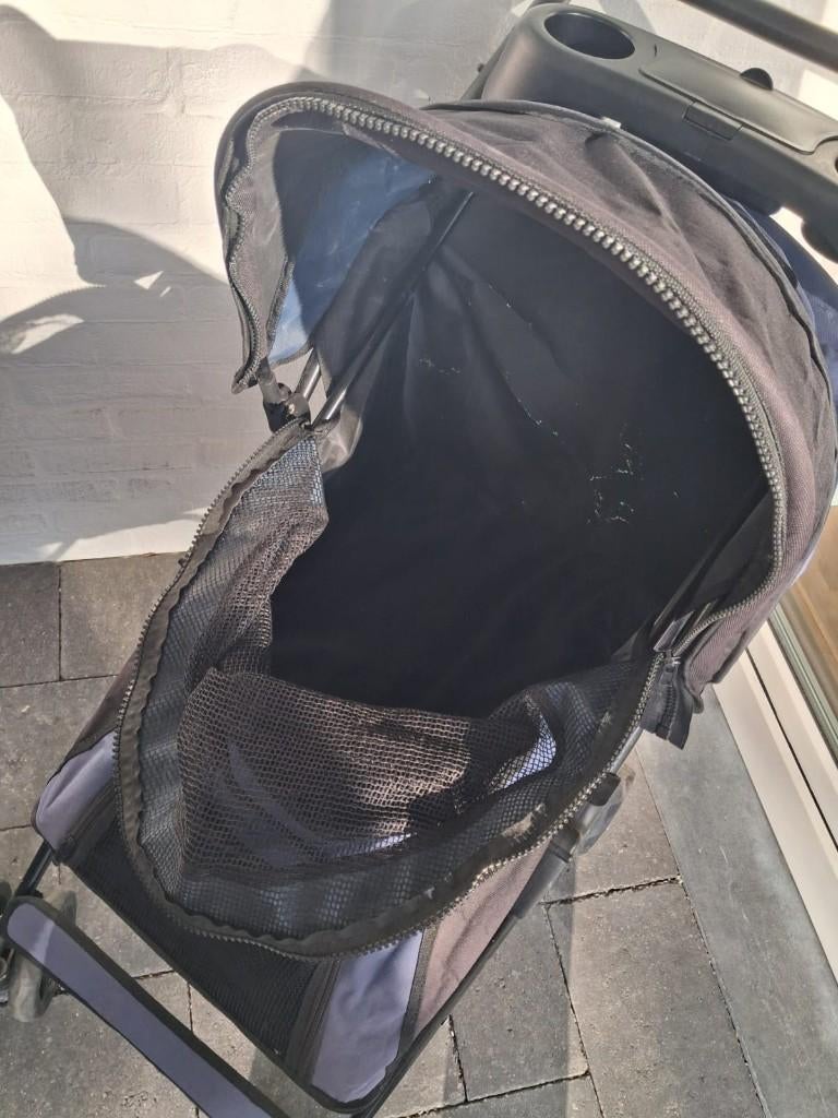 Hondenbuggy, Ophalen, Gebruikt