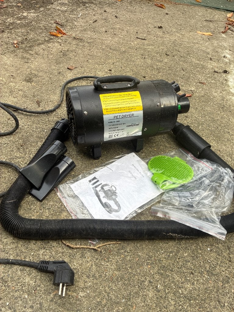 Pet dryer, Ophalen, Zo goed als nieuw