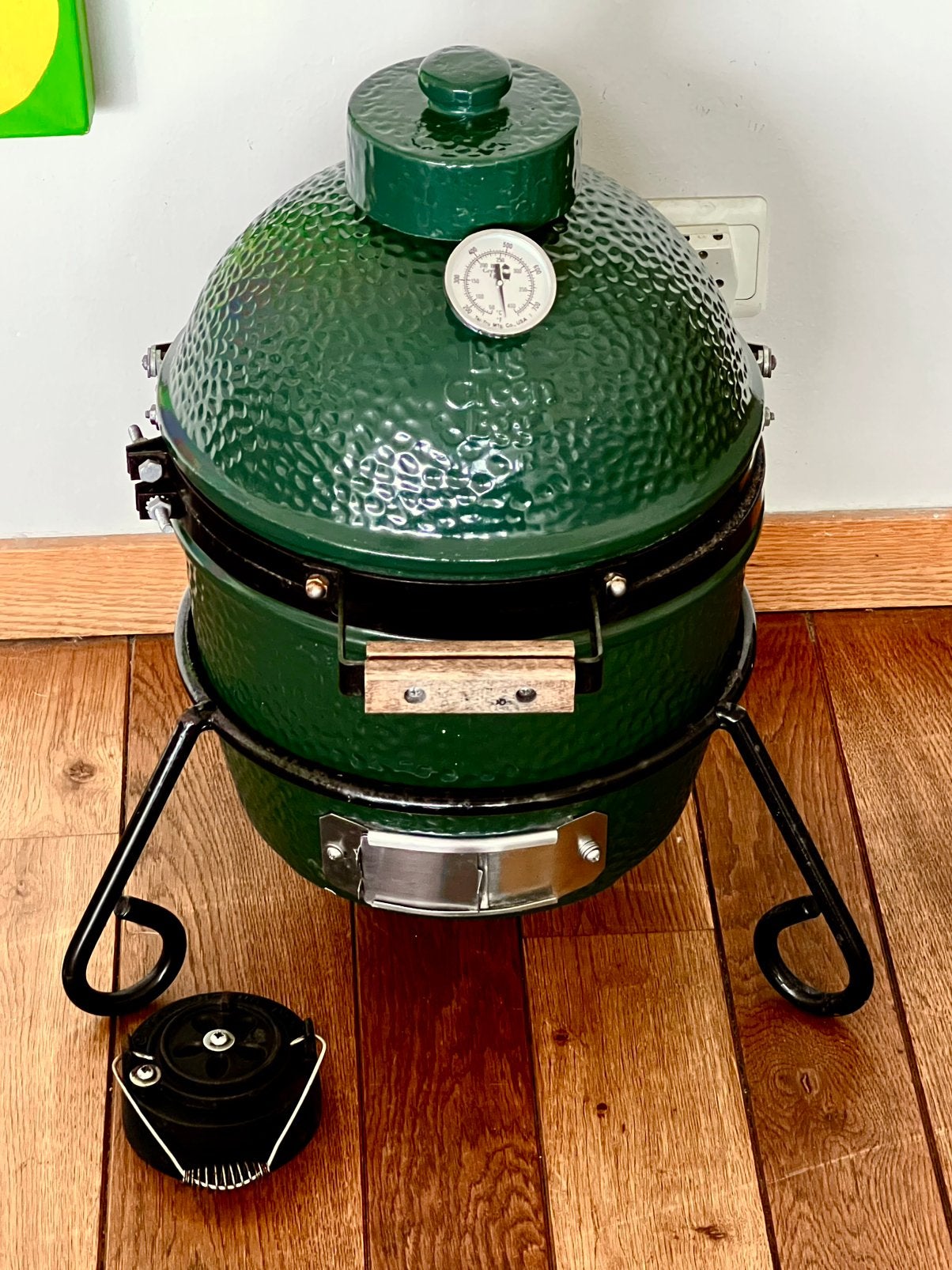 Big green egg MINI  goede staat, Ophalen, Zo goed als nieuw