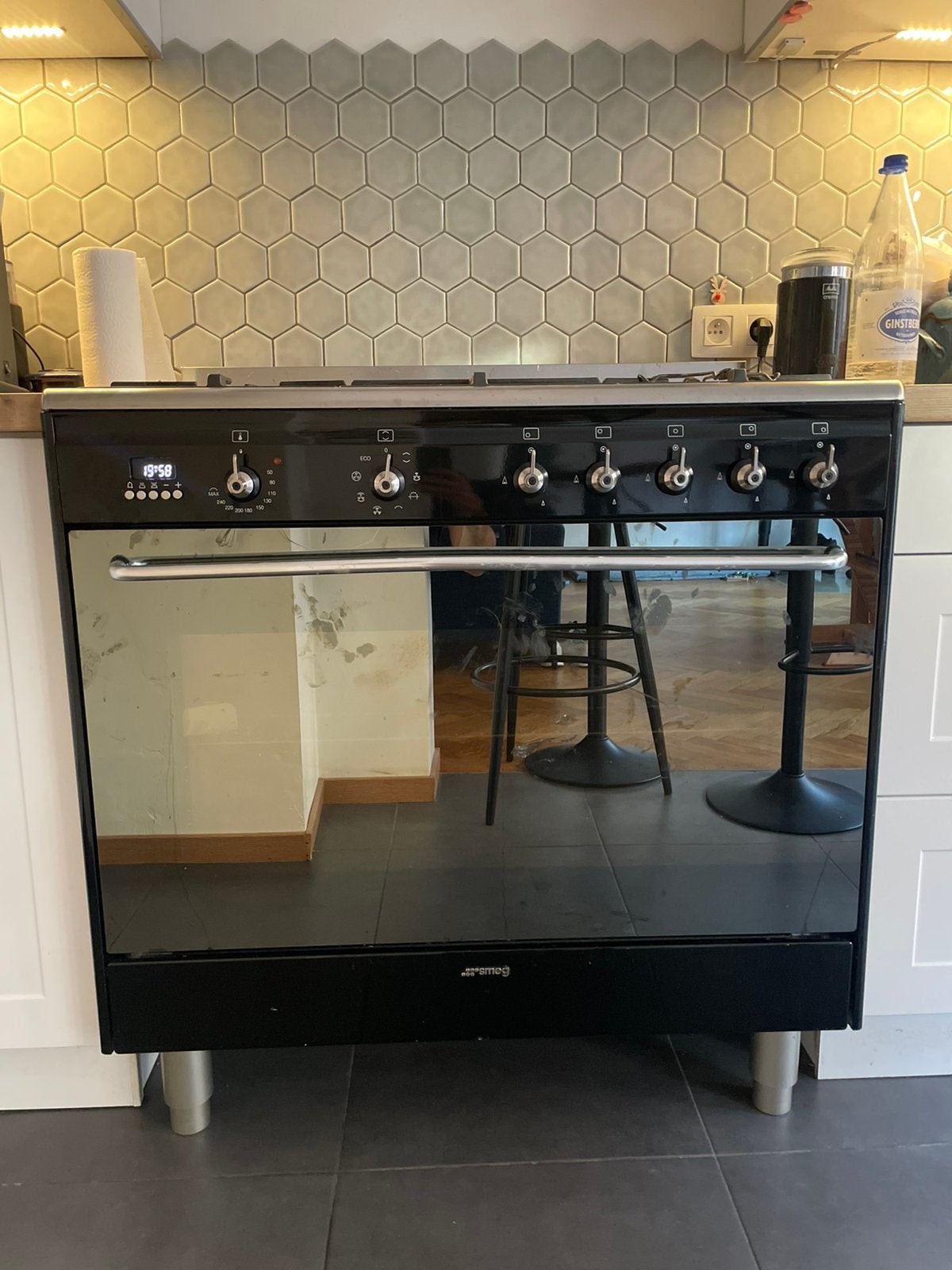 Cuisinière Smeg SCD90MFX9 / Gaz, Electroménager, Gaz, Comme neuf, Enlèvement, À Poser