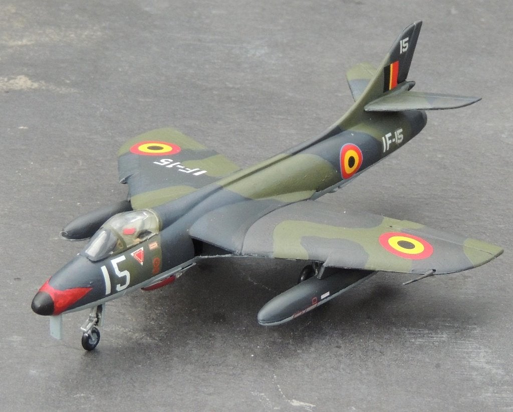 Hawker Hunter F.6 IF-15 - 7 Wing de Chièvres 1962, Envoi, Neuf, 1:72 à 1:144, Avion