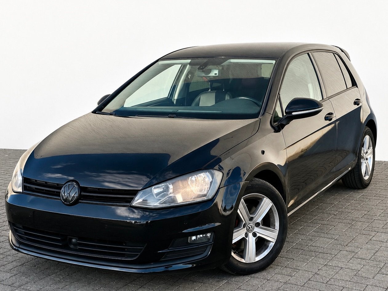 Golf 7 /1.6tdi Look sport /Euro 5 /150.000km, Euro 5, Zwart, 4 cilinders, Leder