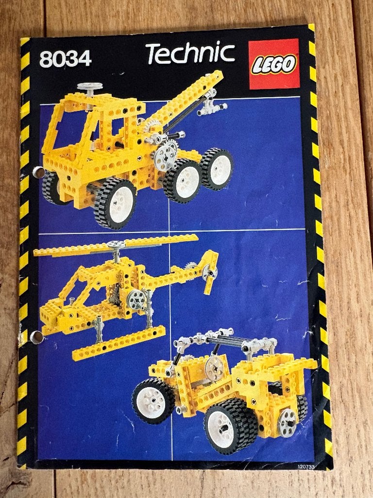 Lego Technic 8034, Enlèvement ou Envoi, Lego, Ensemble complet, Utilisé