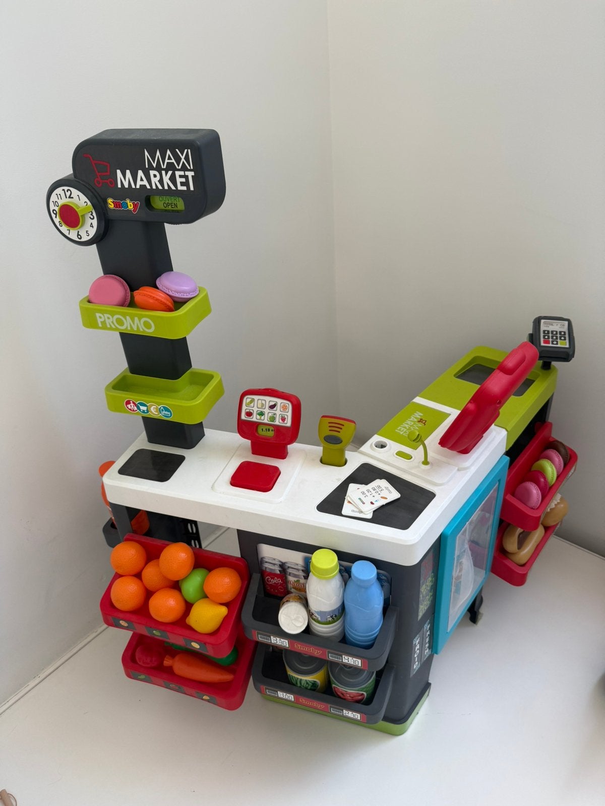 Smoby maxi mini market, Ophalen, Zo goed als nieuw, Kunststof, Speelkeuken