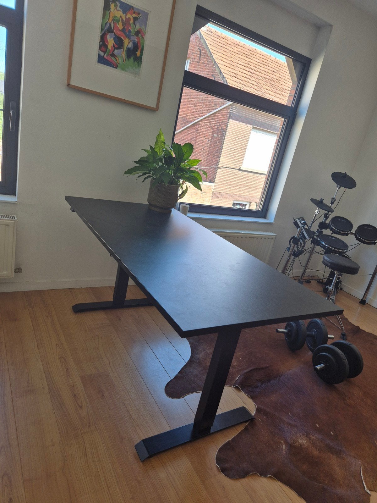 Zit-sta bureau, Maison & Meubles, Bureaux, Enlèvement, Comme neuf, Bureau assis-debout
