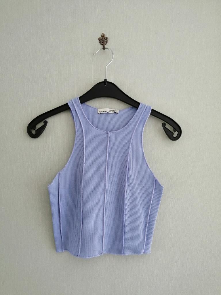 joli crop top Pull & Bear taille XS, Sans manches, Autres couleurs, Comme neuf, Taille 34 (XS) ou plus petite