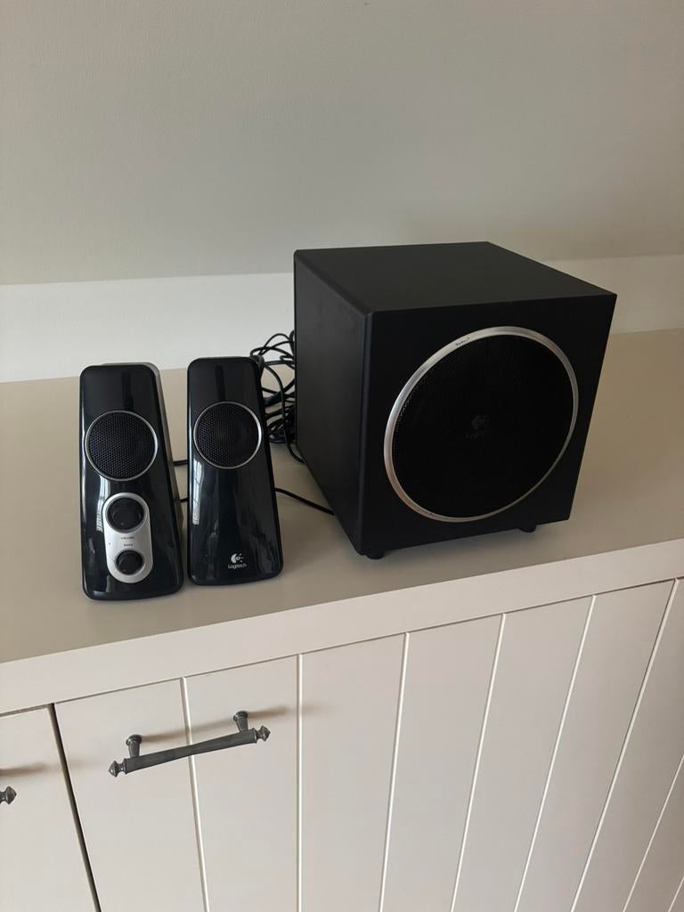 Logitech speakers met subwoofer te koop, Ophalen, Gebruikt, Overige typen