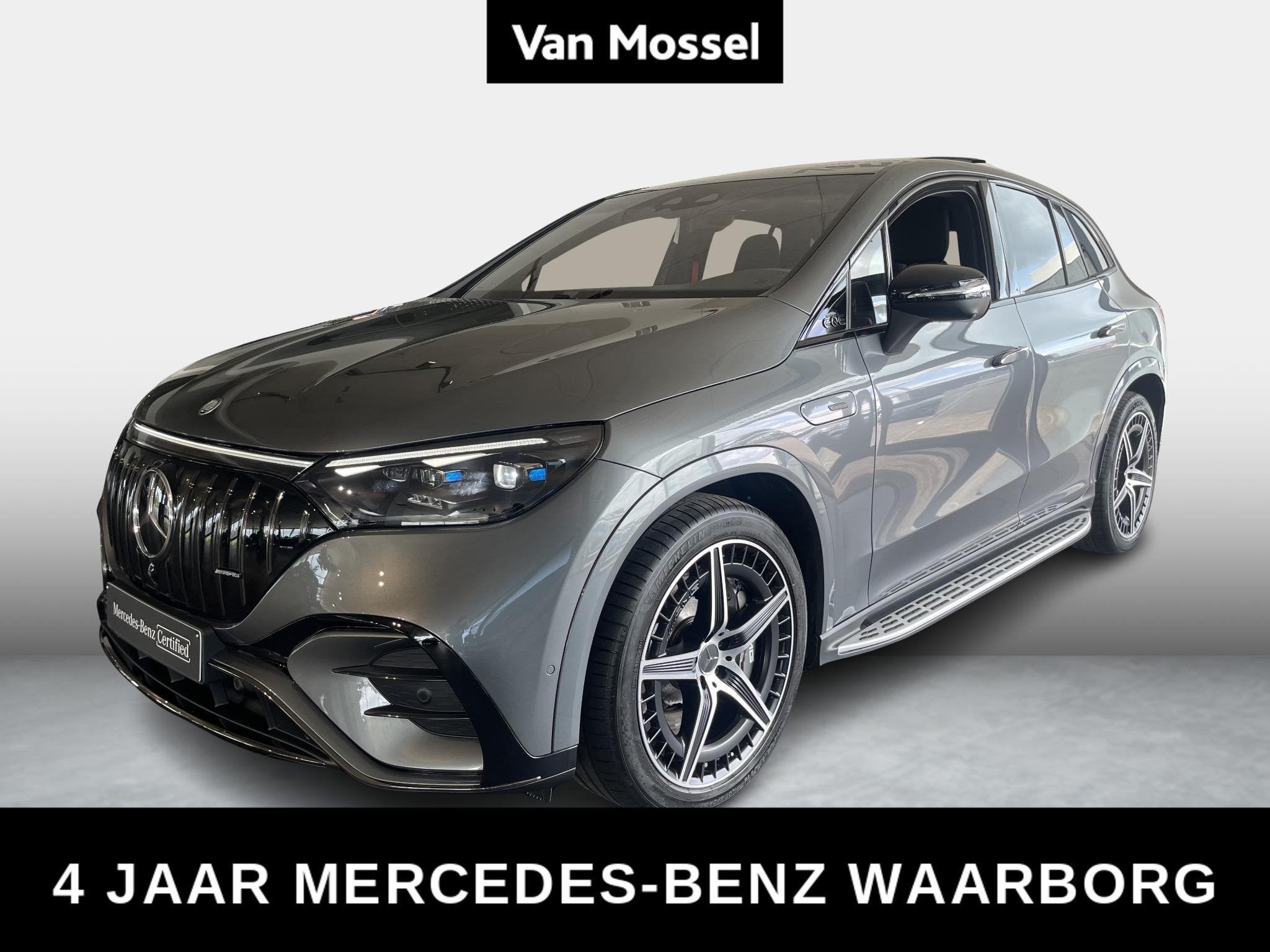 Mercedes-Benz EQE 43 AMG SUV + NAPPA + PANO + BURMESTER + HY, Auto's, Automaat, Stof, Gebruikt, Automatische klimaatregeling