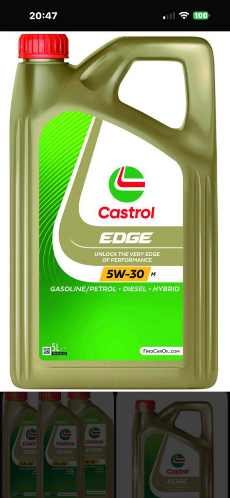 Castrol olie 6 liter M 5W30, Ophalen of Verzenden