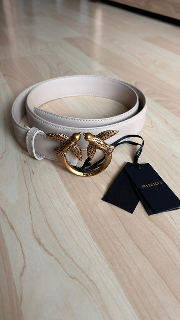 Nieuwe damesriem van het merk Pinko, Neuf, Cuir véritable, 90 à 100 cm, Autres couleurs