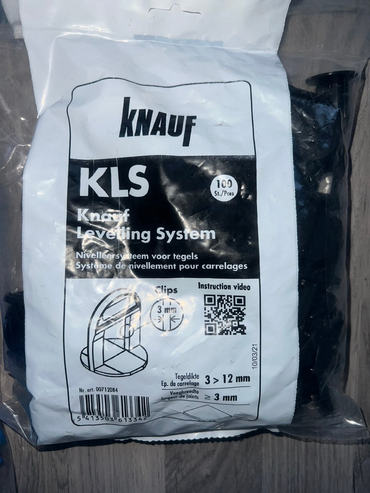 12 paquets de cales carrelages knauf new à 120€, Bricolage & Construction, Enlèvement, Neuf
