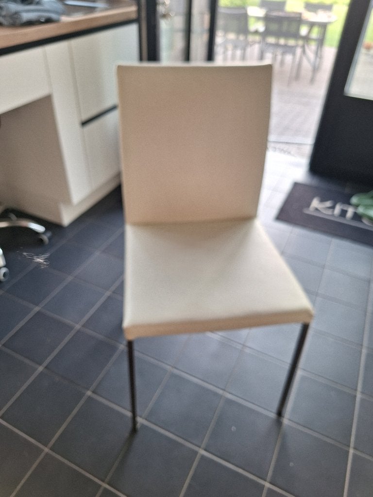 chaise de cuisine, Comme neuf, Deux, Enlèvement, Blanc